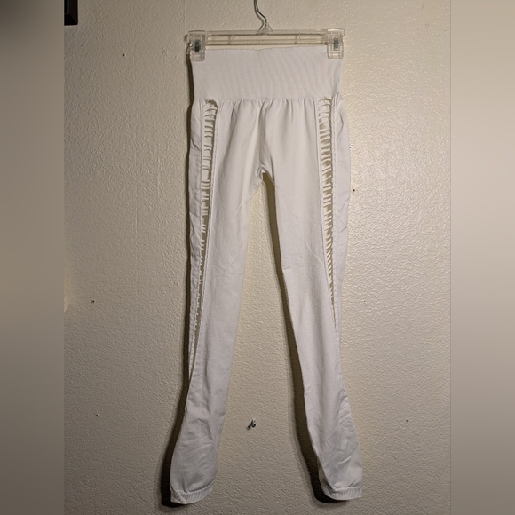 Nova Sport Size Small White High-Waisted Leggings - Picture 1 of 6